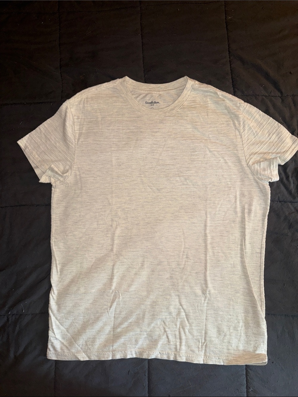 Goodfellow & Co Men's Light Gray Heather Short Sleeve Crew Tee